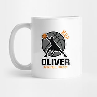 Oliver MVP Custom Player Basketball Prodigy Your Name Mug